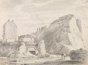 Teil der Westklippe, Hastings, 8. Oktober 1820 von Capt. Thomas Hastings