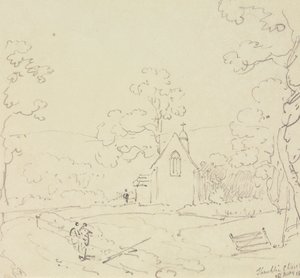 Kirche von Shanklin, Isle of Wight, 28. Mai 1829