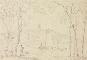 West Cowes, von Osten
