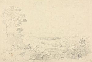 Innerhalb der Mauern von Carisbrooke Castle, Isle of Wight, Juni 1829 von Capt. Thomas Hastings