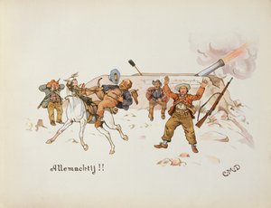 Allemachtij, aus The Leaguer of Ladysmith, 1900 von Captain Clive Dixon