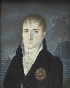 Porträt von Napoleon Bonaparte auf der Insel Saint Helena