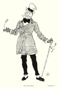 Dickens Charakter: Mr. Micawber von Captain Edward Henry Handley Read