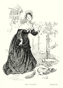Dickens Charakter: Mrs. Nickleby von Captain Edward Henry Handley Read