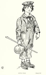 Dickens Charakter: Oliver Twist von Captain Edward Henry Handley Read
