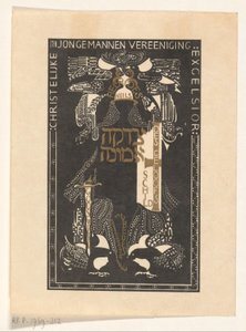 Ex Libris der Christlichen Jungmännervereinigung Excelsior