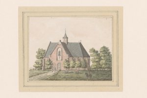 Figuren kommen angeflogen in einem Lesekabinett von Carel Christiaan Antony Last