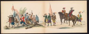 Maskerade van de Leidse studenten, 1850 (plaat 12) von Carel Christiaan Antony Last