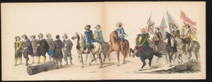 Maskerade der Leidener Studenten, 1850 (Tafel 9) von Carel Christiaan Antony Last