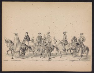Maskerade der Utrechter Studenten, 1846