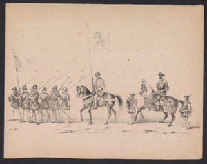 Maskerade der Utrechter Studenten, 1846 (Platte 2)