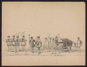 Maskerade der Utrechter Studenten, 1846 (Platte 7)
