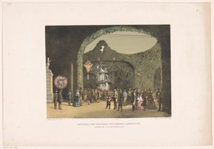 Saal in Frascati in Amsterdam 1855 von Carel Christiaan Antony Last