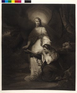 Hagar weint in der Wüste