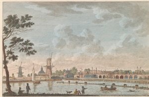 Gezicht op de Hogesluis, ca. 1790 von Carel Frederik Bendorp (I)
