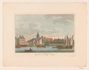Ansicht der Kirche in Oost-Zaandam von Carel Frederik Bendorp (I)