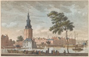 Montelbaanstoren in Amsterdam, ca. 1790