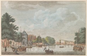 Spaarne in Haarlem, ca. 1790
