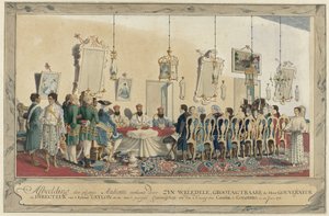 Empfang der Gesandten des Königs von Kandy durch Gouverneur Imam Falck