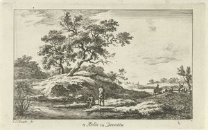 Reisende am Wasser von Carel Lodewijk Hansen