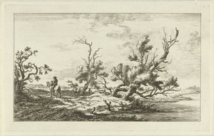 Reiter in einer Landschaft