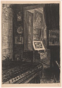 Innenraum eines Wohnzimmers von Carel Nicolaas Storm van 
