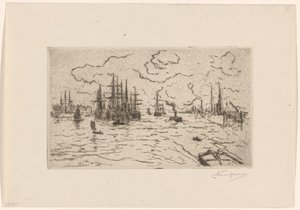 Schiffe auf der Maas