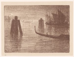 Hafen in Venedig von Carel Nicolaas Storm van 