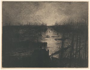 Hafen von Hamburg von Carel Nicolaas Storm van 