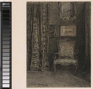 Zimmerinterieur in der Rue du Trône 190 in Brüssel von Carel Nicolaas Storm van 