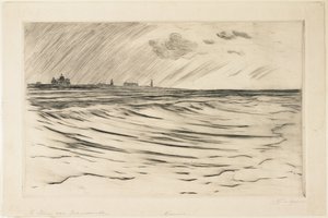 Marine-Brandung von Carel Nicolaas Storm van 