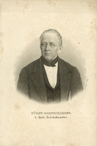 Fürst Alexander Gortschakow, russischer Staatsmann von Carl (after) Mayer