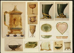 Auswahl an Entwürfen, Haus von Carl Fabergé von Carl Fabergé