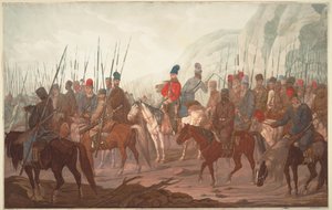 Marsch der Ural-Kosaken durch Böhmen im Juli 1799, 1800