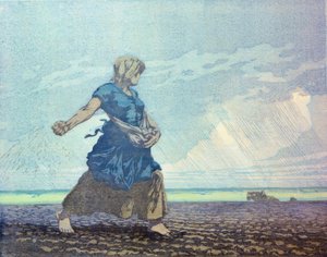 Säende Frau von Carl Alexander Brendel