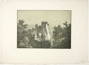 Ruinen einer Burg von Carl Blechen
