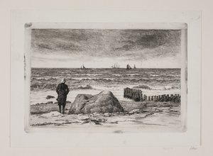 Sturm. Seestück von Carl Bloch
