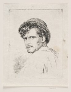 Kopf eines Italieners von Carl Bloch