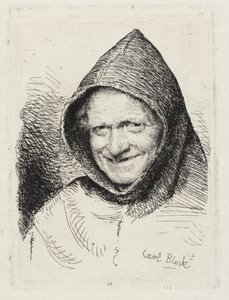 Lachender Mönch