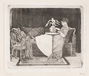 Lesende Dame von Carl Bloch