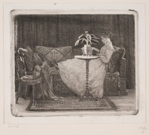 Lesende Dame von Carl Bloch