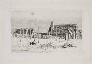 Partie in Hornbæk. Sonntagvormittag von Carl Bloch
