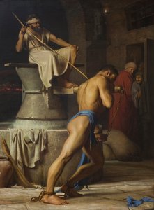 Samson und die Philister von Carl Bloch