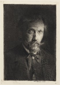 Selbstporträt von Carl Bloch