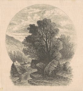 Kleiner Wasserfall von Carl C. Brenner