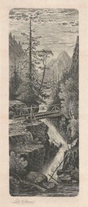 Wasserfall, Rocky Mountains