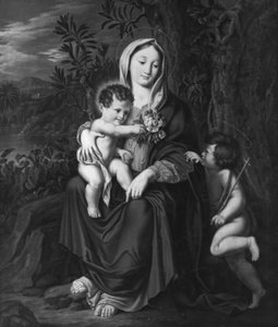 Jungfrau Maria mit dem Jesuskind und dem kleinen Johannes von Carl Christian Seydewitz