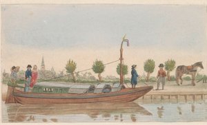 Trekschuit, 1824 von Carl Cristiaan Fuchs