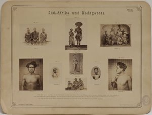 Fotografiealbum zur Anthropologie - Ethnologie von Carl Dammann