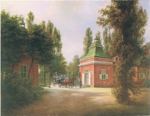 Der Eingang zum Neuen Garten (Potsdam)